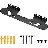 BYMECOST Soundbar Mount for Sonos Beam, Heavy Duty Wall Mount Bracket Compatible with Gen 1 & Gen 2, Sonos Beam Sound Bar Mounting Bracket Under TV or Above TV for Space Saving, Black