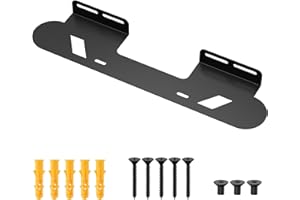 BYMECOST Soundbar Mount for Sonos Beam, Wall Mount Bracket Compatible with Gen 1 & Gen 2, Sonos Beam Sound Bar Mounting Bracket Under TV, Includes All Necessary Mounting Hardware, Mounts Bracket