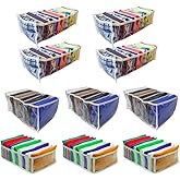 Kit 10 Colmeias Organizadoras de Gavetas Camisetas/Calças/Bermudas - 4M + 3J + 3G