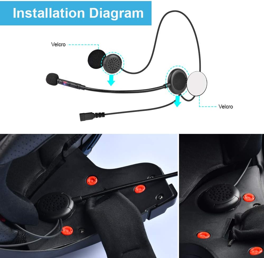 Fodsports F1 Motorcycle Bluetooth Helmet Headset Fm Bluetooth Wireless Headsets Smart Answer Connect 2 Phone Voice Prompt Hand Free Bluetooth 5 0 Helmet Speakers Earphone Bluetooth Headsets Automotive