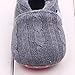 Usstore 1Pair Kid Infant Baby Toddler Newborn Anti-slip Soft Sole Shoes (0~6 Month, Gray)