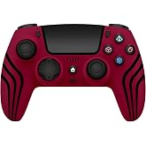 Wireless Controller for PS4,Controller Compatible with PS4/Slim/Pro,Red