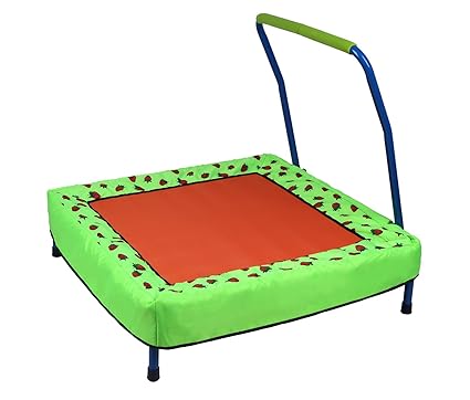 HLC Folding Junior Trampoline Outdoor Indoor Baby Toys with Handle for Kids Childrens, Best for gift