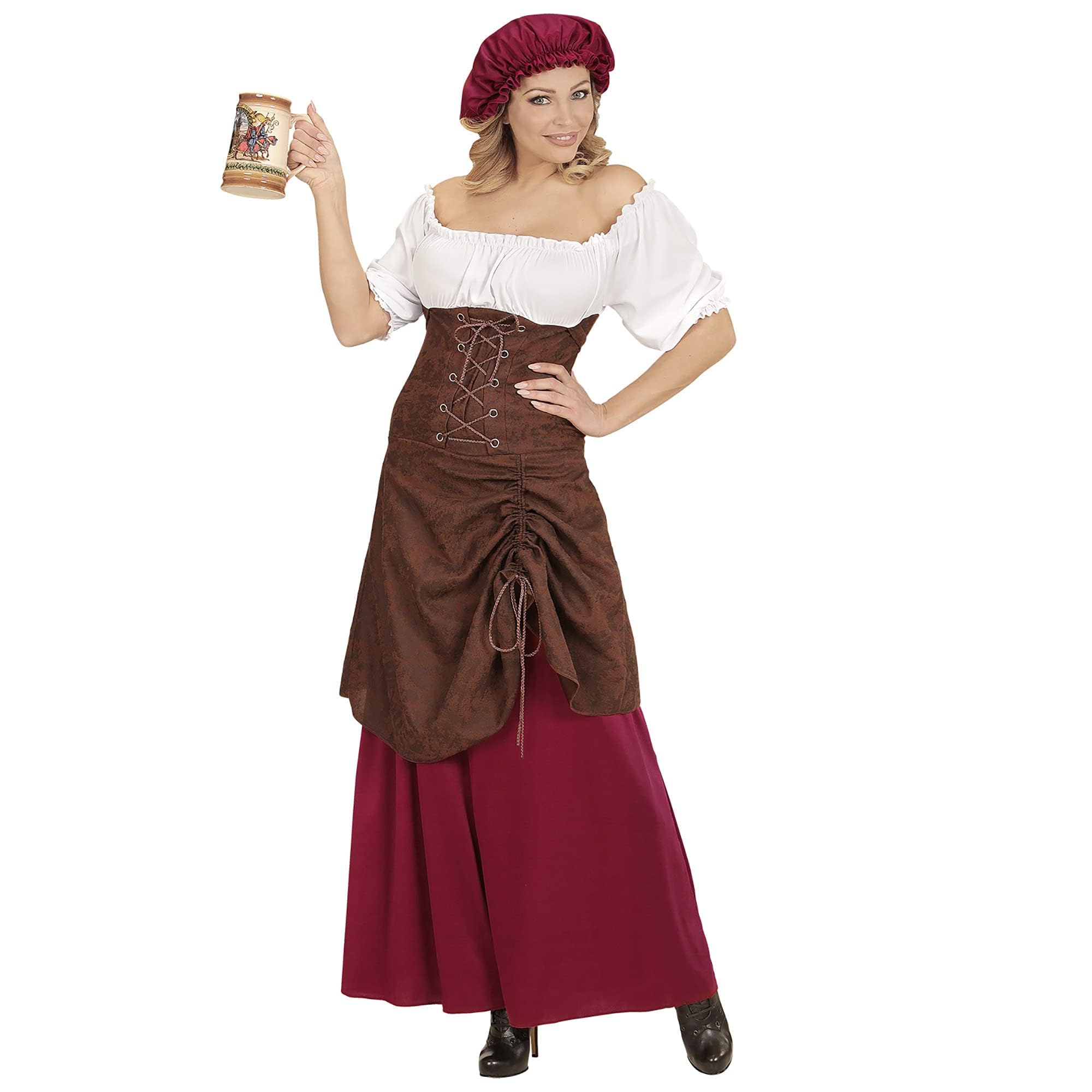 Widmann Womens Ladies Tavern Wench Fancy Dress Costume Outfit XL