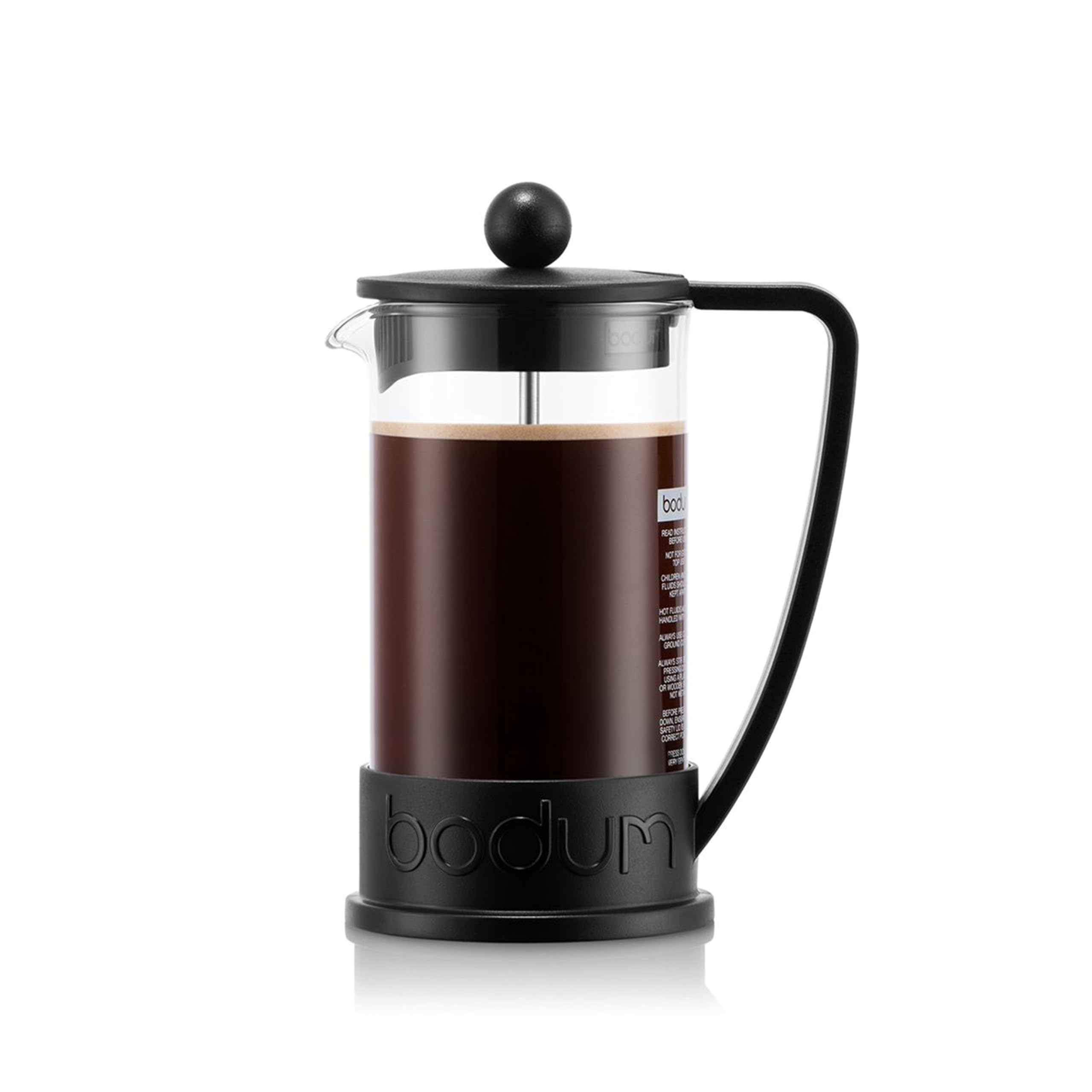 BODUM ボダム コーヒーメーカー コーヒープレス BRAZIL ブラジル フレンチプレス コーヒーメーカー 350ml ブラック ステンレスフィルター ガラスビーカー 浸漬式 コーヒー 【正規品】 10948-01商品画像