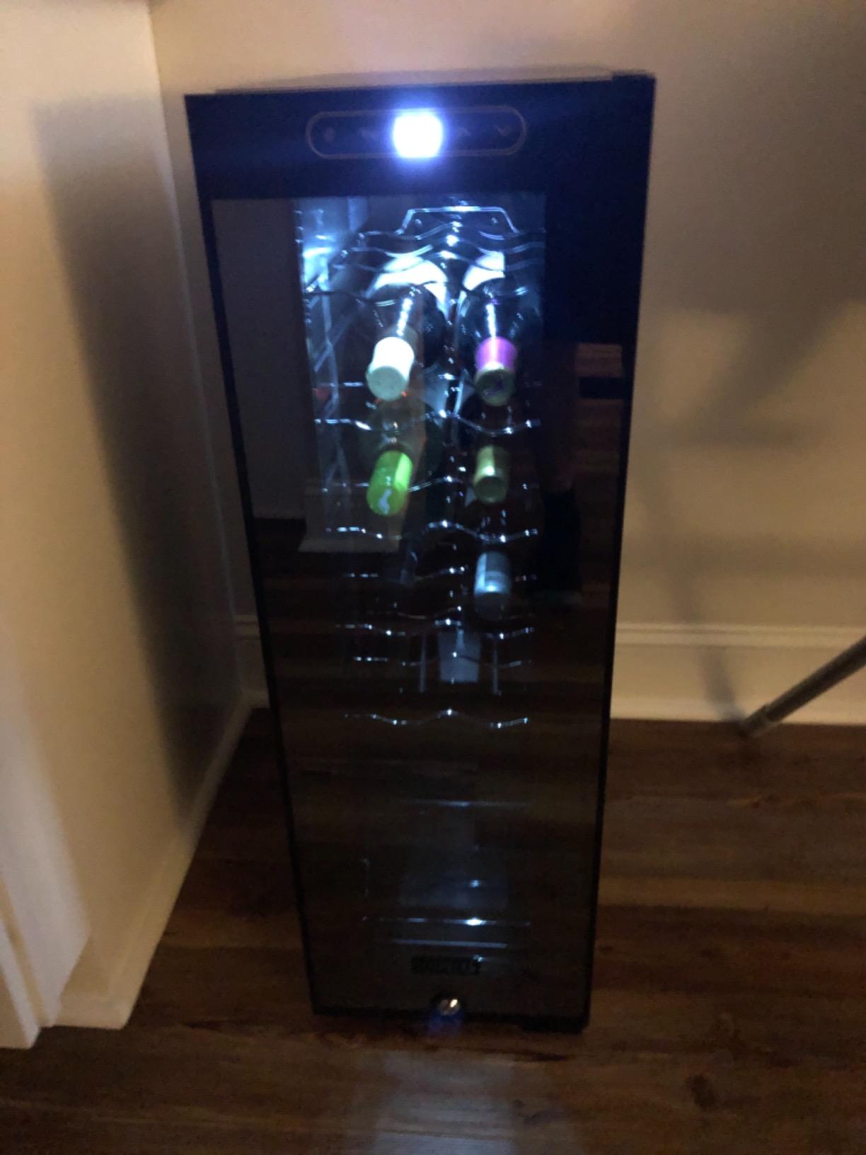 42/mo Finance Schmecke 12 Bottle Compressor Wine Cooler Refrigerator
