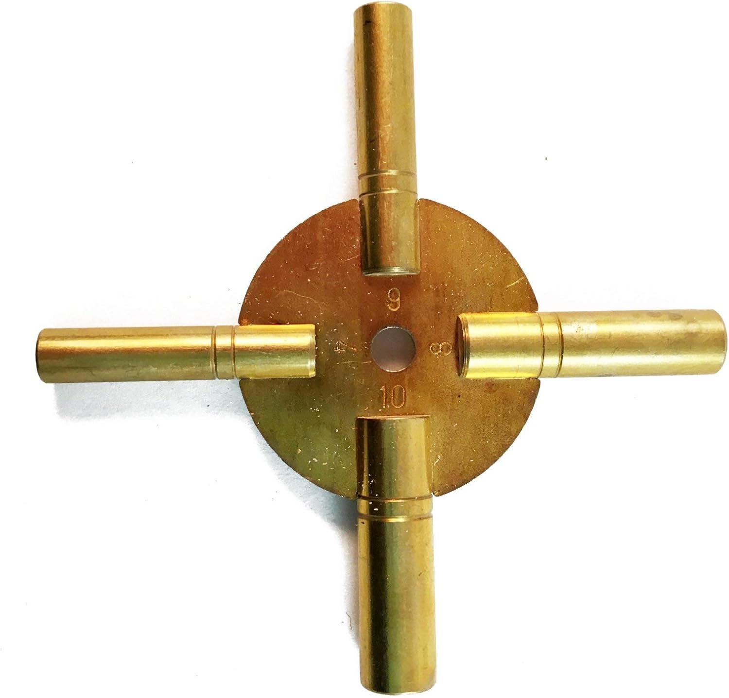 5Size Solid Brass Clock Winding Keys 4 Even Sizes (5190) Home & Kitchen
