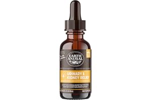 Earth Animal Apothecary Liquid Supplement - Urinary & Kidney Relief Herbal Remedies for Dogs & Cats - 2 fl oz