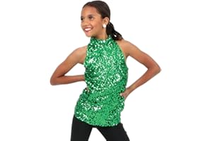 Alexandra Collection Sequin Sparkle Tank Tunic Dress for Girls Just for Kix