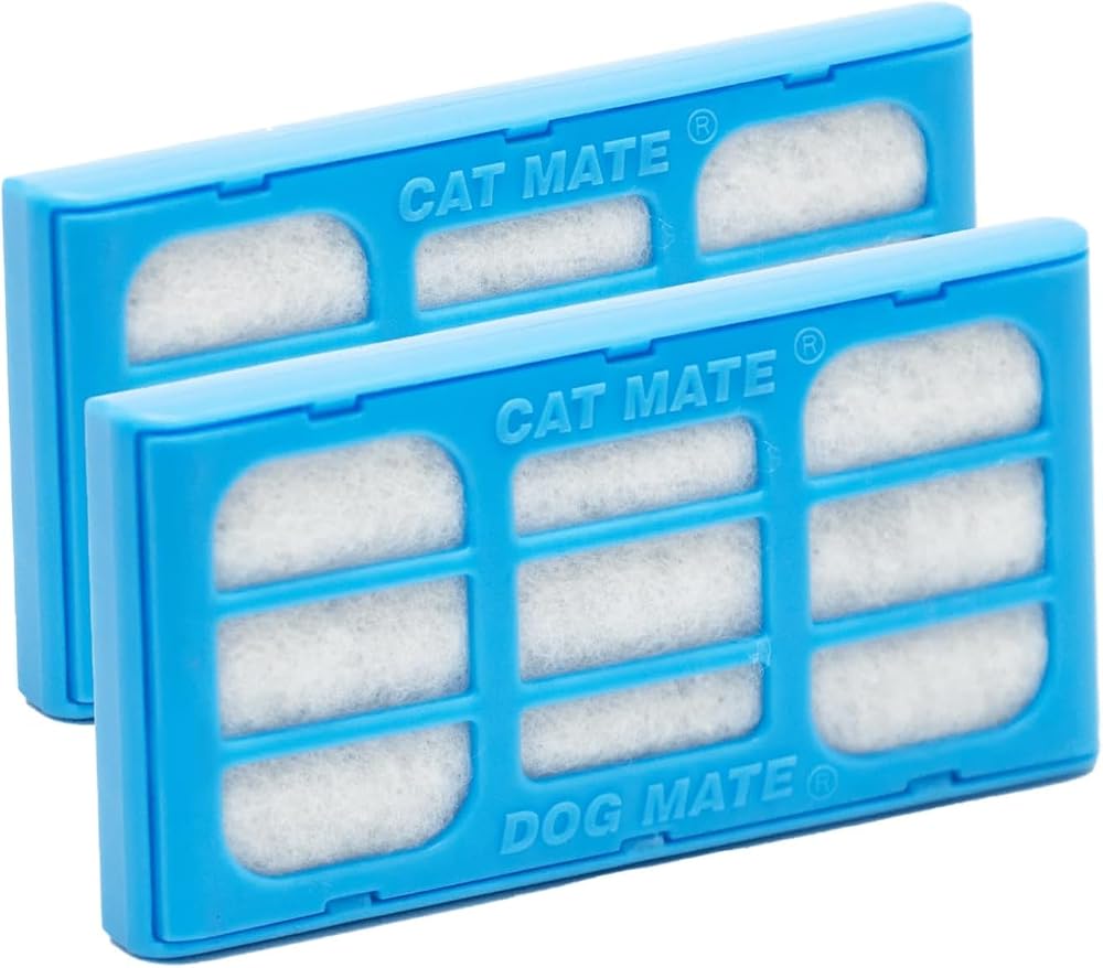 Cat Mate Replacement Filter Cartridges 339 Pack of 2 for Fountains