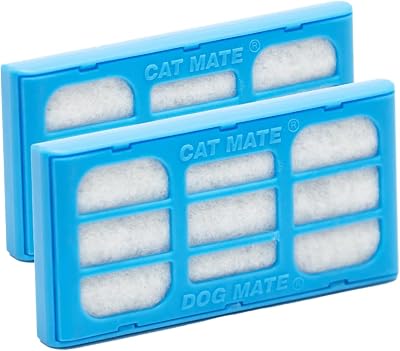 Cat Mate Replacement Filter Cartridges 339 Pack of 2 for Fountains