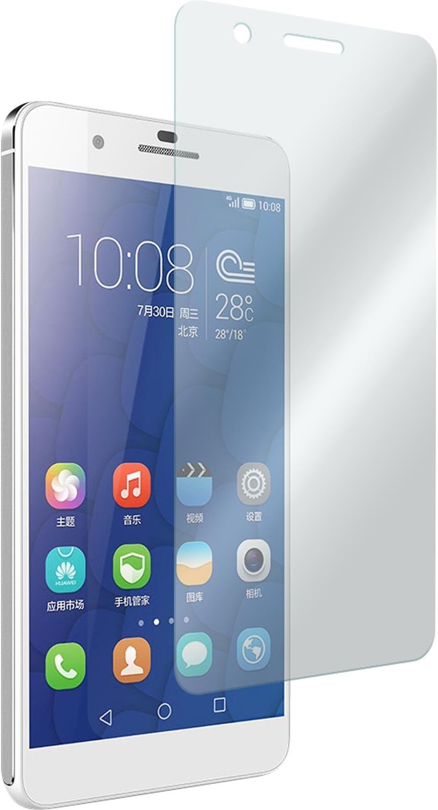 PhoneNatic 2 Pack Tempered Glass compatible with Honor 6 Plus - Protection Film clear