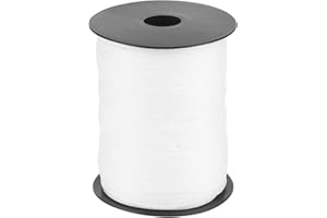 MECCANIXITY 1/8 Inch Polypropylene Rope Braided Ropes, 328ft Nylon Rope Hollow Utility Cord String for Clothesline, Camping, Hiking, Outdoor, White