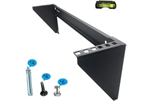 JINGCHENGMEI 19 Inch 2U Heavy Duty Vertical Wall Mountable Rack and 125 lb Wall Mountable Server Rack (MFT-HVWRF2U)