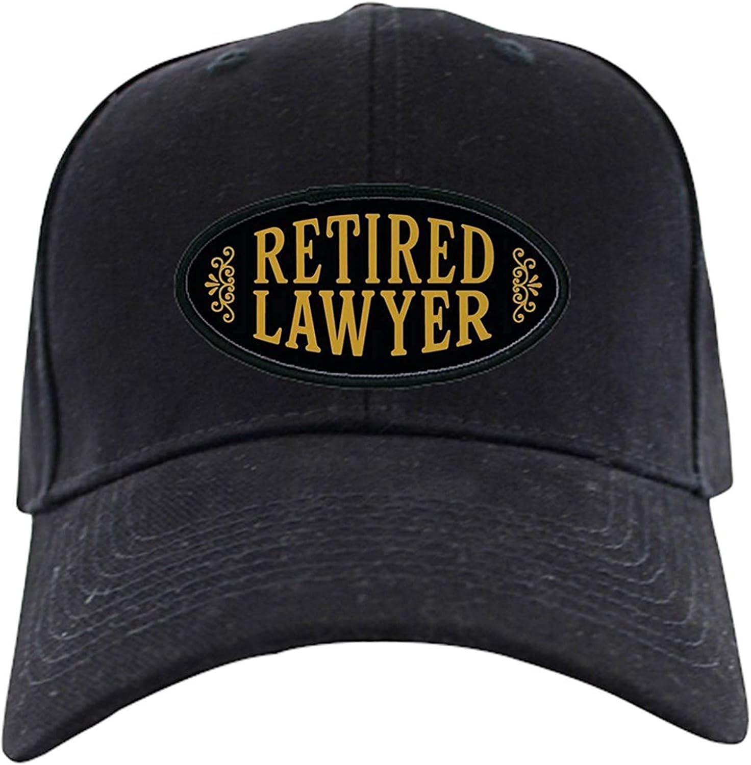 Retired Lawyer Black Cap Baseball Cap Vintage Hat for Men