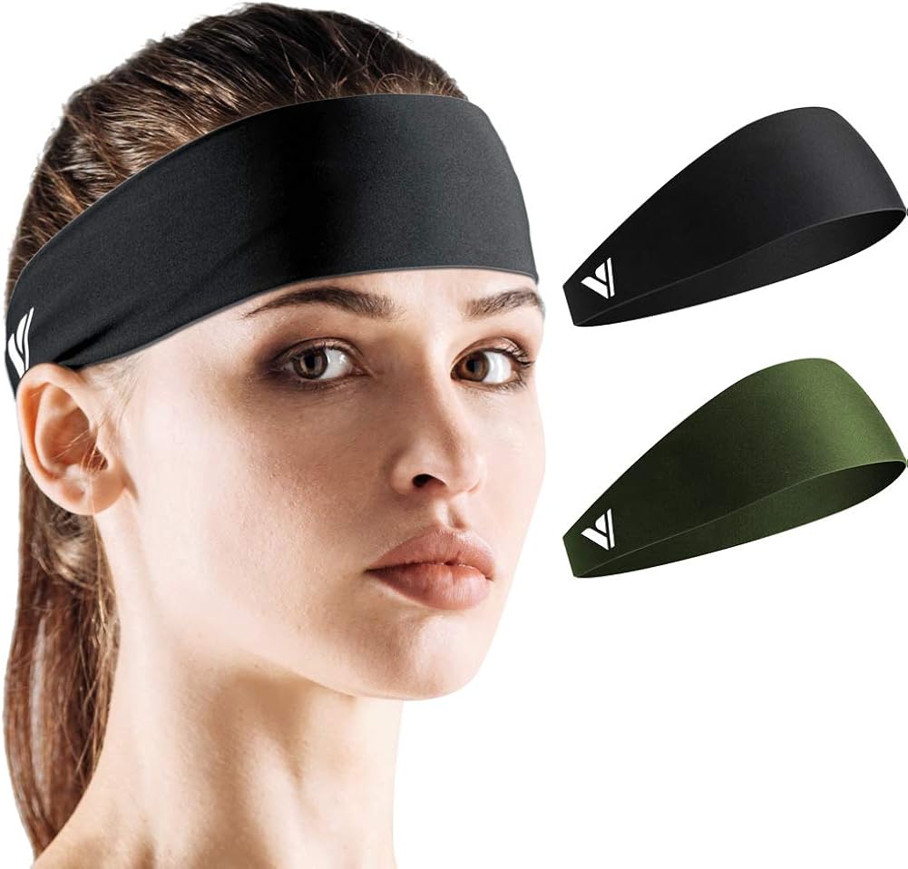 Vgogfly Sweat Headbands for Men Sweatbands for Women