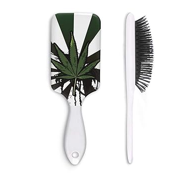 Amazon Com Marijuana Weed Stripe Flag Unisex Hair Brushes