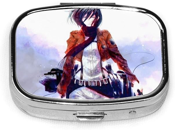 Amazon 進撃の巨人 ピルケース 薬 収納ケース 薬ケース 服薬管理 ミニ薬箱 軽い おしゃれ 持ち歩く薬入れ Josephine Housman ピルケース