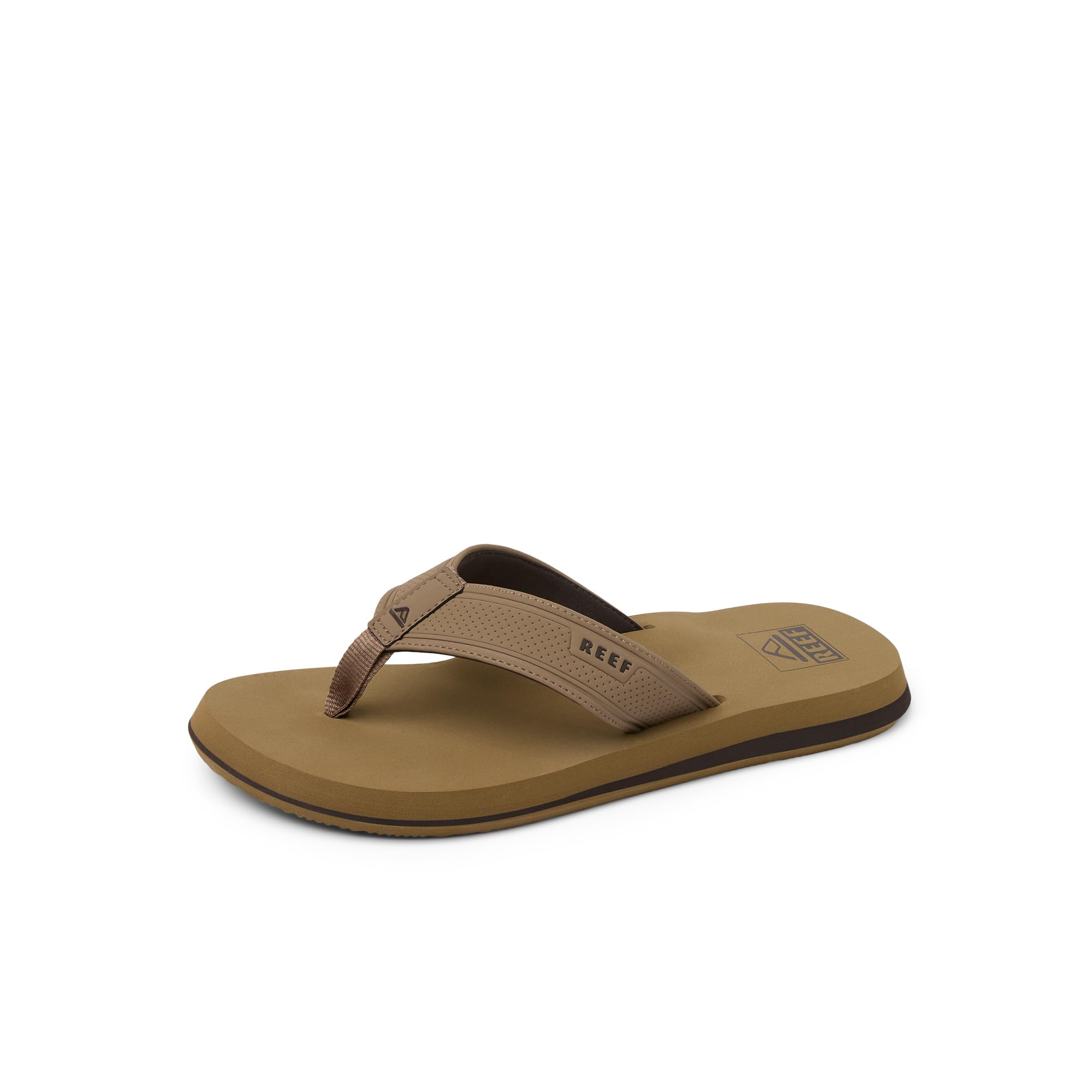 REEF Mens Sandals, The Layback, Tan, 7