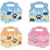 LeiGuoMinyyu 15pcs Cartoon Blue Dog Birthday Party Candy Bags Blue Pink Goodie Gift Boxes for Kids Boys Girls Theme Birthday Party Supplies Decorations