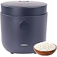 Hakka Low Carb Rice Cooker, 7 Functions Desuger Rice Pot 4 Cups Uncooked Rice with Stainless Steel Steamer MINI Smart Cooker Non-stick Inner 24H Delay Timer