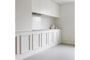 NeatiEase 12 Set Peel and Stick Wall Molding Trim Kit, 16" x24" Premade Wainscoting Panels, Self Adhesive Moulding Panel for Interior Walls Picture Frame