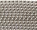 25 BLANK STAINLESS STEEL DOG TAGS w/BALL CHAIN NECKLACE