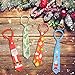 Christmas Ties for Men, Fascigirl 4pcs Novelty Soft Polyester Xmas Printed Neckties for Men Boys Festival Theme Ties Red Blue Snowman Green Christmas Tree Neckties