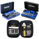 MusicNomad 43 pc. KEEP IT SIMPLE, SETUP (KISS) Guitar Tech Tool Kit (MN609) | Complete Guitar Setup System with Gauges, Tech Tools and Truss Rod Wrenches