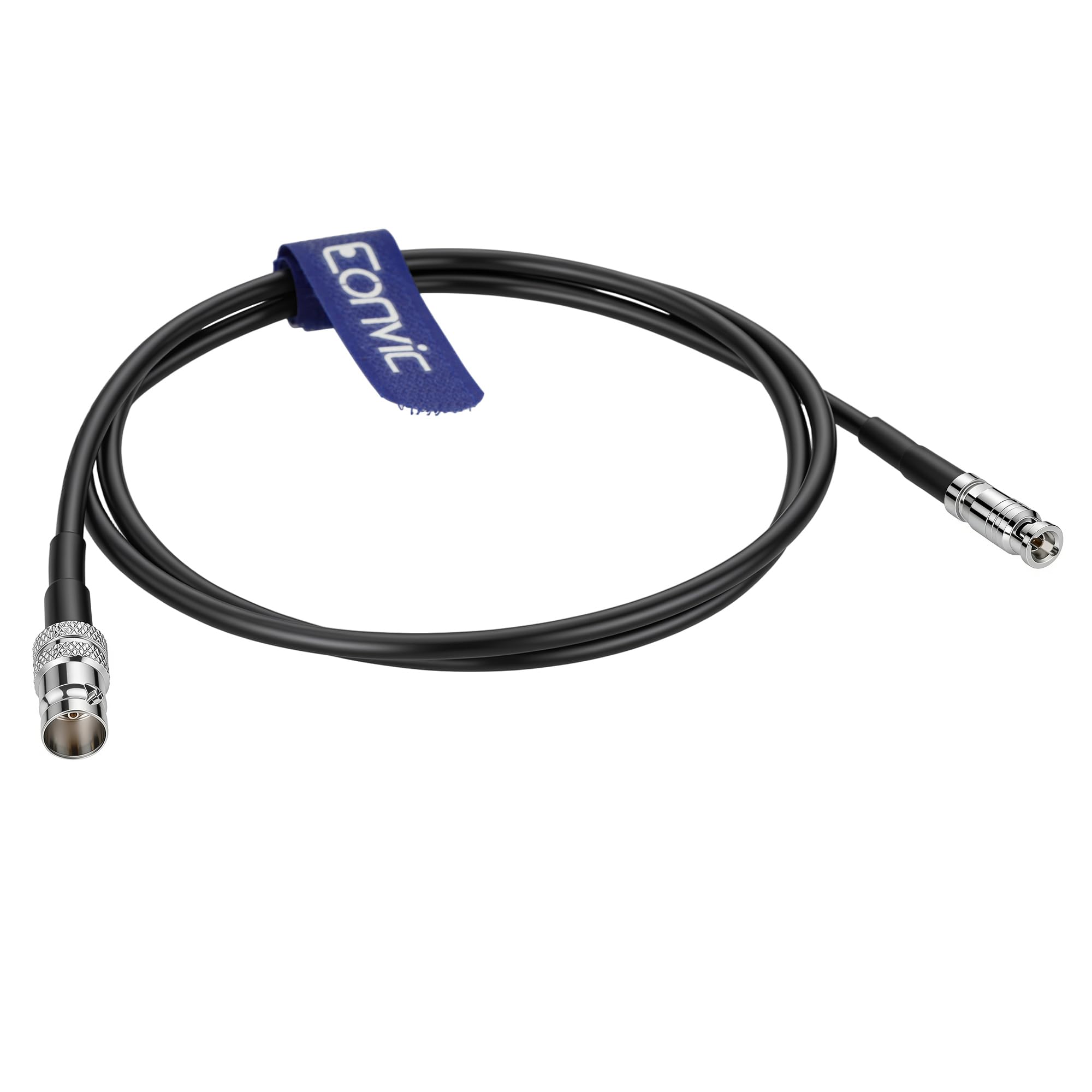 Eonvic Coaxial Cable for Video Assist 5" 3G and 12G Blackmagic Design Monitors Micro HD-BNC Male to Standard BNC Female (1M)