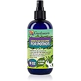 Gardenera Professional POTHOS Organic Superfood Spray Mist for Home Gardening | Micro-Fungi Enriched Fertilizer Mist for Healthy Leaves & Growth | 18 Essential Vitamins & Minerals for POTHOS - 8oz