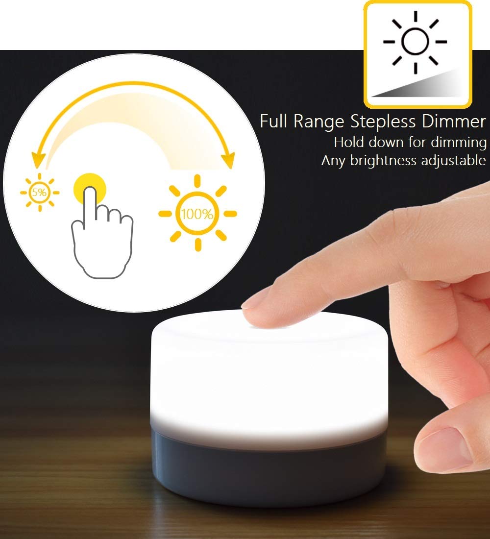 RTSU Bedside Lamp, Dimmable Touch Tap Light Novelty Light, Kids Children Adult LED Nightlight, Table Desk Atmosphere Decorative Mood Light Lamp, Bedroom Living Room Baby Nursery Night Light: Baby