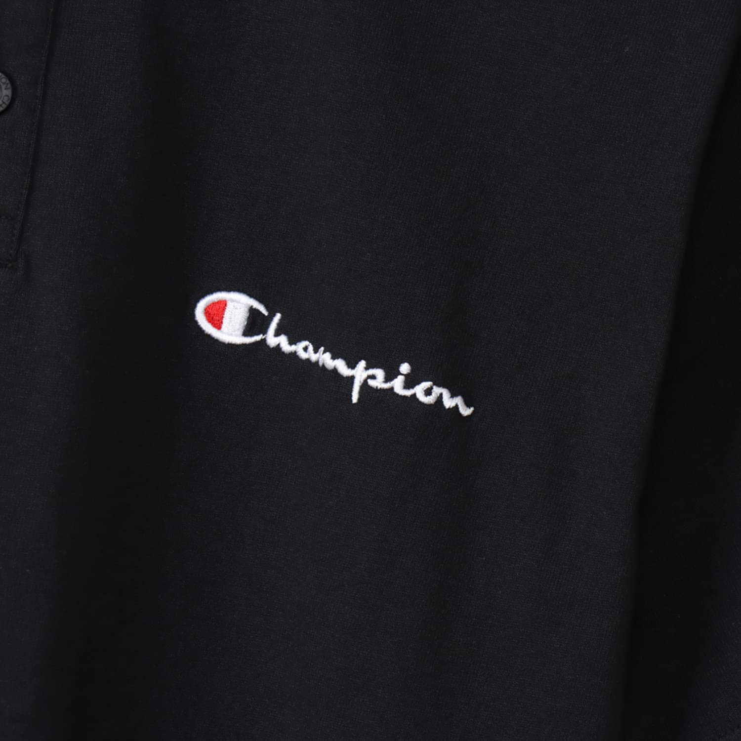 Champion C3-X361Z Amazon.co.jp Exclusive Script Logo Embroidered Basic Polo Shirt, Short Sleeve, 100% Cotton, Script Logo, Embroidered, Polo Shirt