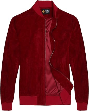 levi's men's faux suede varsity baseball bomber jacket