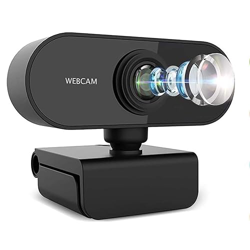 Whew 1080P HD Webcam with Microphone, PC Web Camera Laptop or