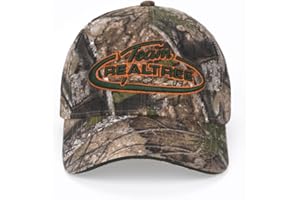 Bell Rangers Realtree APX Camo Baseball Cap Hat 100% Cotton Twill (Peached)