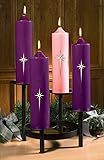 Star of Bethlehem Advent Pillar Candle Set, 48070