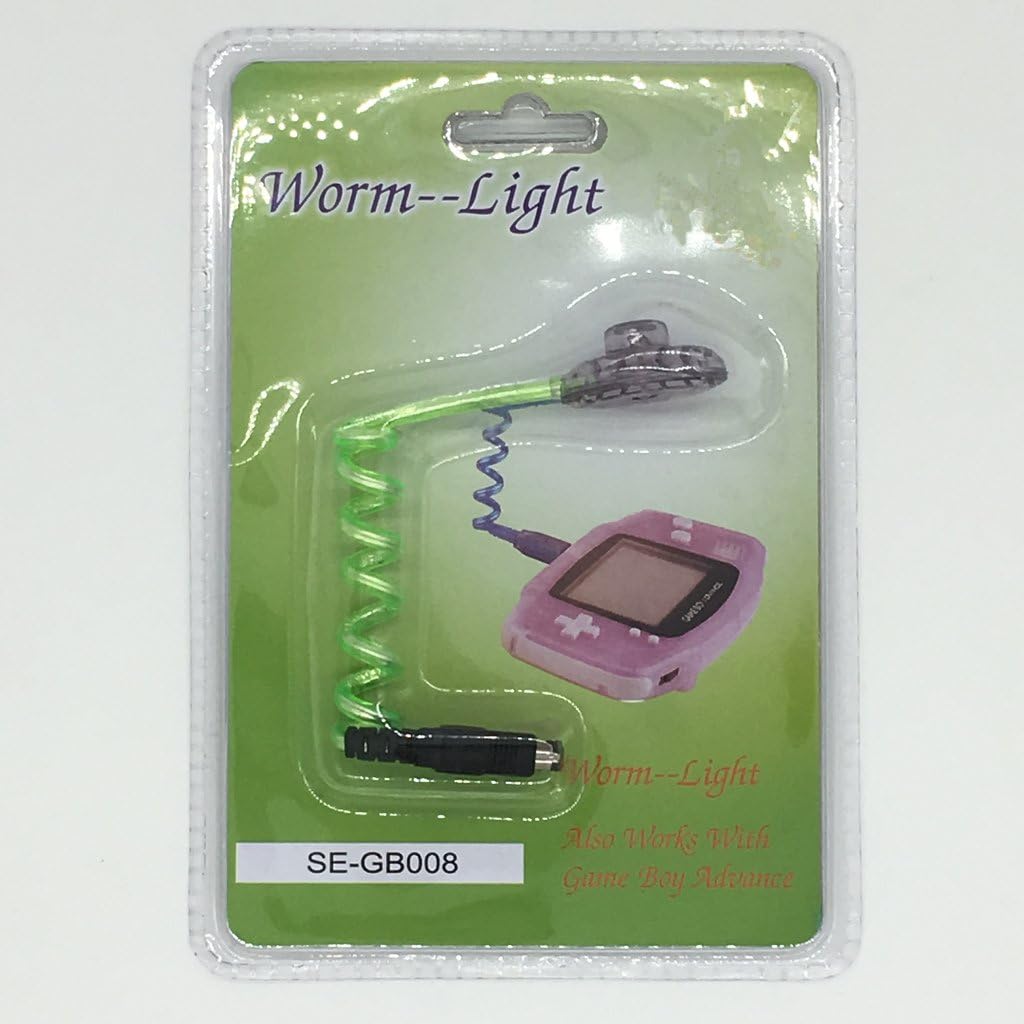 Meijunter Worm Light Screen LED Illumination Night Lamp for Nintendo Gameboy Advance GBA: Computers & Accessories