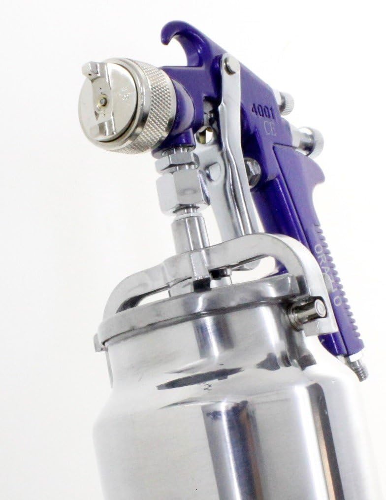ORAZIO Paint Spray Gun 1000CC Suction Feed High Pressure for Large Volume Trucks Fence Furniture Painting Gun 221260A - Image 4