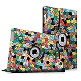 Fintie Apple iPad 2/3/4 Case - 360 Degree Rotating Stand Smart Case Cover for iPad with Retina Display (iPad 4th Generation), the new iPad 3 & iPad 2 (Automatic Wake/Sleep Feature) - Mosaic