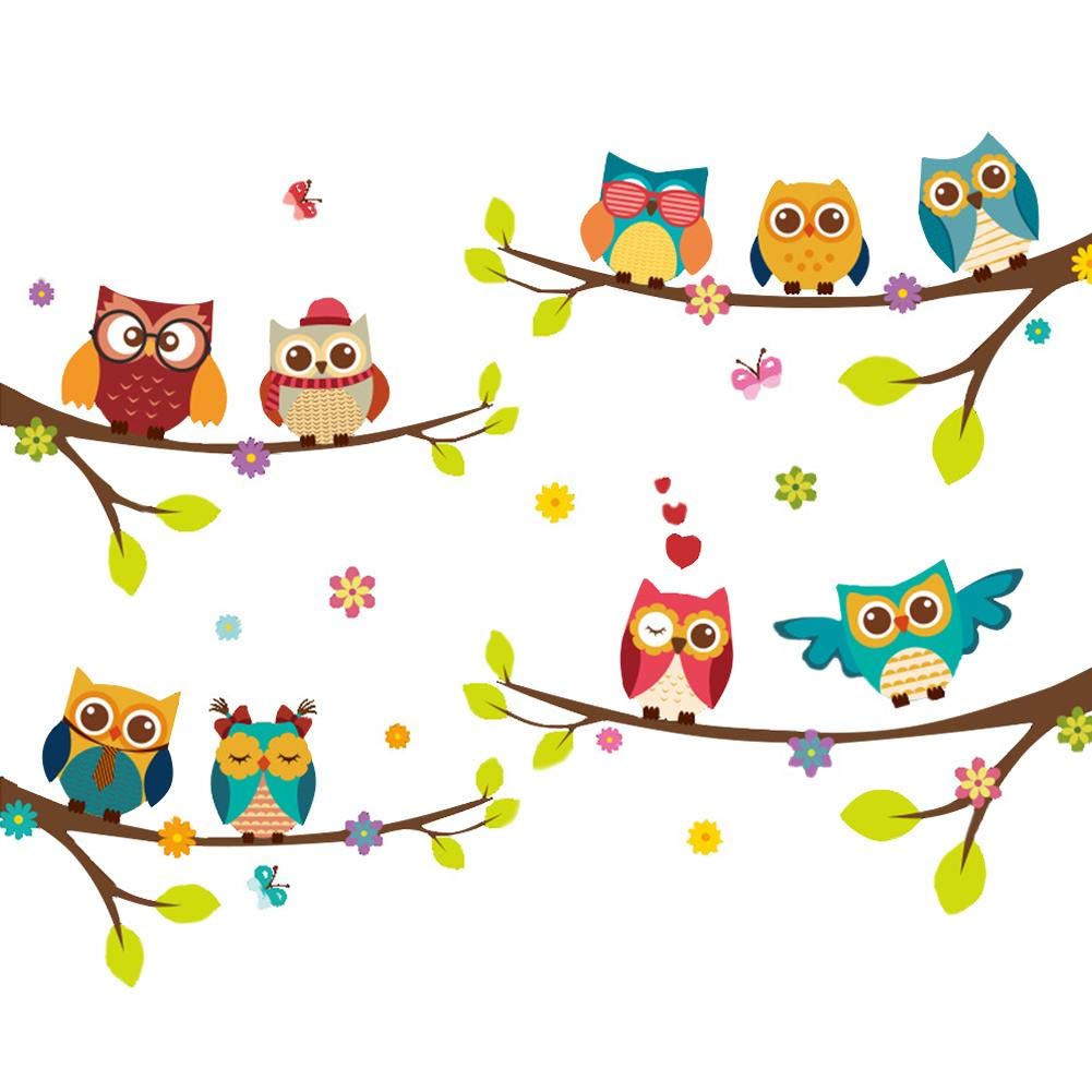 Hibou Oiseau Arbre Motif De Sticker Autocollant Enfant Chambre Pepiniere Pour Bebe Garcon Fille Chambre Kbsin212 Bebe Chouette Sur Branche Mural Accessoires Et Decorations La Chambre De Bebe Dwteam In
