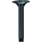 Danze D481316BS 6" Ceiling Mount Shower Arm with Flange, Satin Black