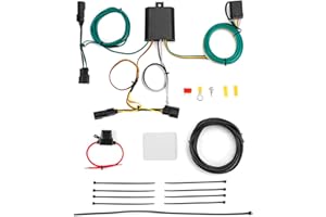 WeiSen Custom 4-Pin Trailer Wiring Harness Towing Hitch Wiring Harness Compatible with Ford Transit-150 250 350 2015-2024, Fi