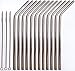 Reusable Straws - Stainless Steel Drinking - Set of 12 + 3 Cleaners - Eco Friendly, SAFE, NON-TOXIC non-plastic