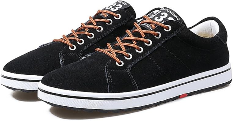 Amazon スター イー ビズネス スニーカー メンズ カジュアルシューズ ウォーキング レースアップ スエード 歩きやすい コンフォート 軽量 柔らか 通勤 通学 お兄系 カッコイイ プレゼント レースアップシューズ