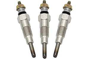 Firmusparts 3PCS M87919 AT110814 Glow Plugs Compatible with John Deere 330 332 375 455 655 755 855 X495 X595X 1900 2500 2653A 2030 Compatible with Yanmar engine 3TN66C 3TN66UJ 3TNA72UJ 3TNA72UK