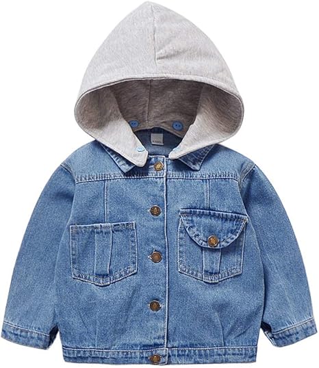 Double Charrue Dependant Veste En Jean Bebe Fibre Duper Quelquun Annuler