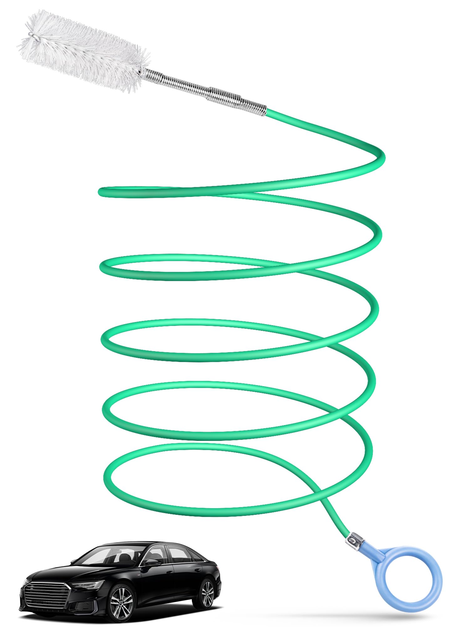 Photo 1 of Upgraded Auto Sunroof Drain Cleaning Tool, 78 Inch Flexible Drain Brush Long Pipe Cleaners for Car, Tube Cleaning Brush Slim Drain Dredging Tool Perfect for Car Sunroof, Windshield Wiper Drain Hole
