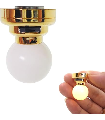 Lampe miniature de style Mid-Century Modern à l'échelle 1:12 pour maison de poupée, lampe de table miniature fonctionnelle, ampoule magnétique à piles, abat-jour floral rétro - France