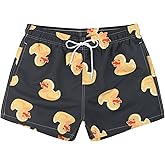 Gleemyth 3 Inch Mens Swim Shorts Quick Dry Short Swim Trunks for Men Summer Suits